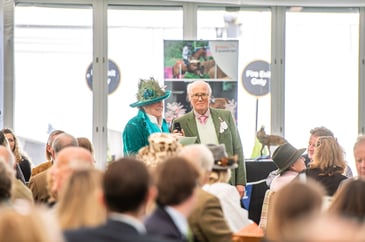 Christopher Hodgson hands over the reins at Cheltenham Countryside Race Day