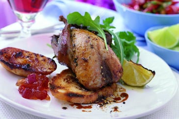 Lime Flavoured Roasted Partridge