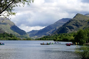 Canoeing in Wales