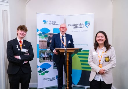 Charles with F4S Ambassadors Jacob and Lydia